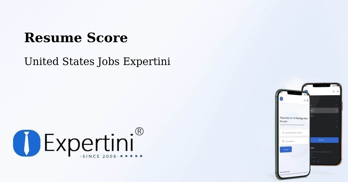 Resume Score & Job Description Match Tool – Foley - United States Jobs Expertini